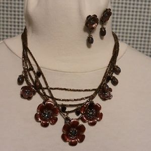 Chico's necklace & earrings set